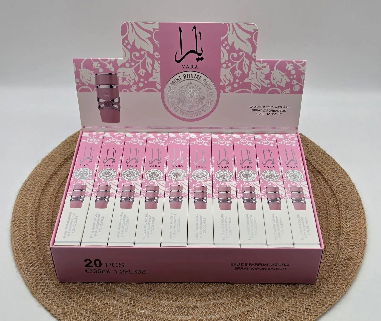 Lattafa Yara Eau De Parfum Rose 35 ML 20 Pièces – photo 3